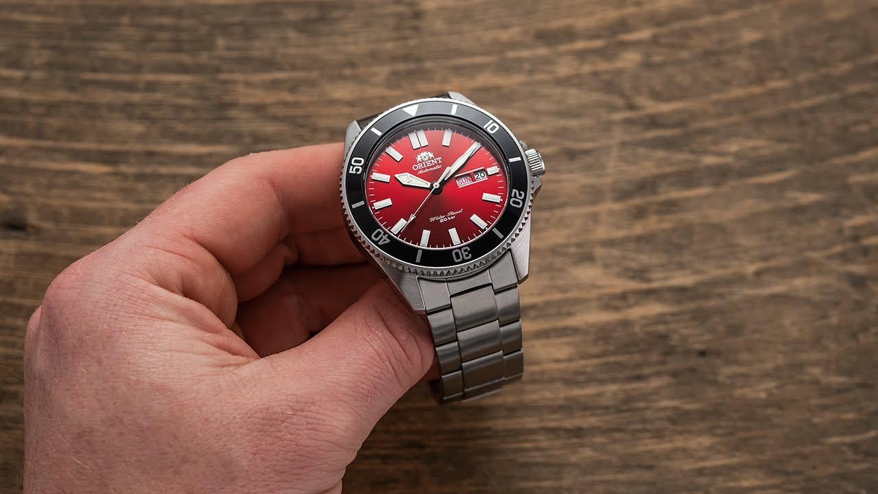 One of Orient's Most Attractive Looking Dive Watches - Orient Kanno Red -  YouTube