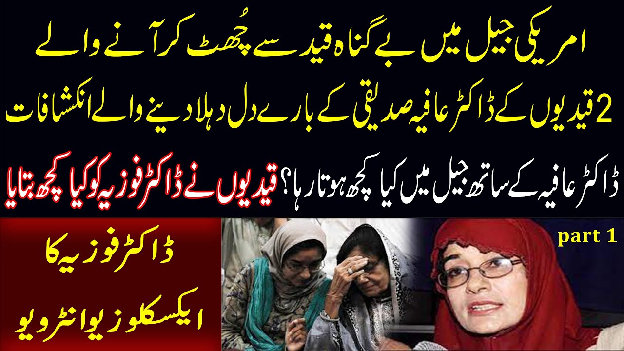 Dr Fozia Ka Exclusive Interview | Dr. Aafia Ke Sath Kia Kuch Hota Raha ...