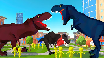 Dinosaur Rampage MAX Level Gameplay
