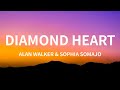Alan Walker - Diamond Heart (Lyrics) ft.sophia somajo Mp3 Song