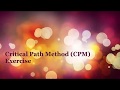 2021 PMP Critical Path Method Exercise