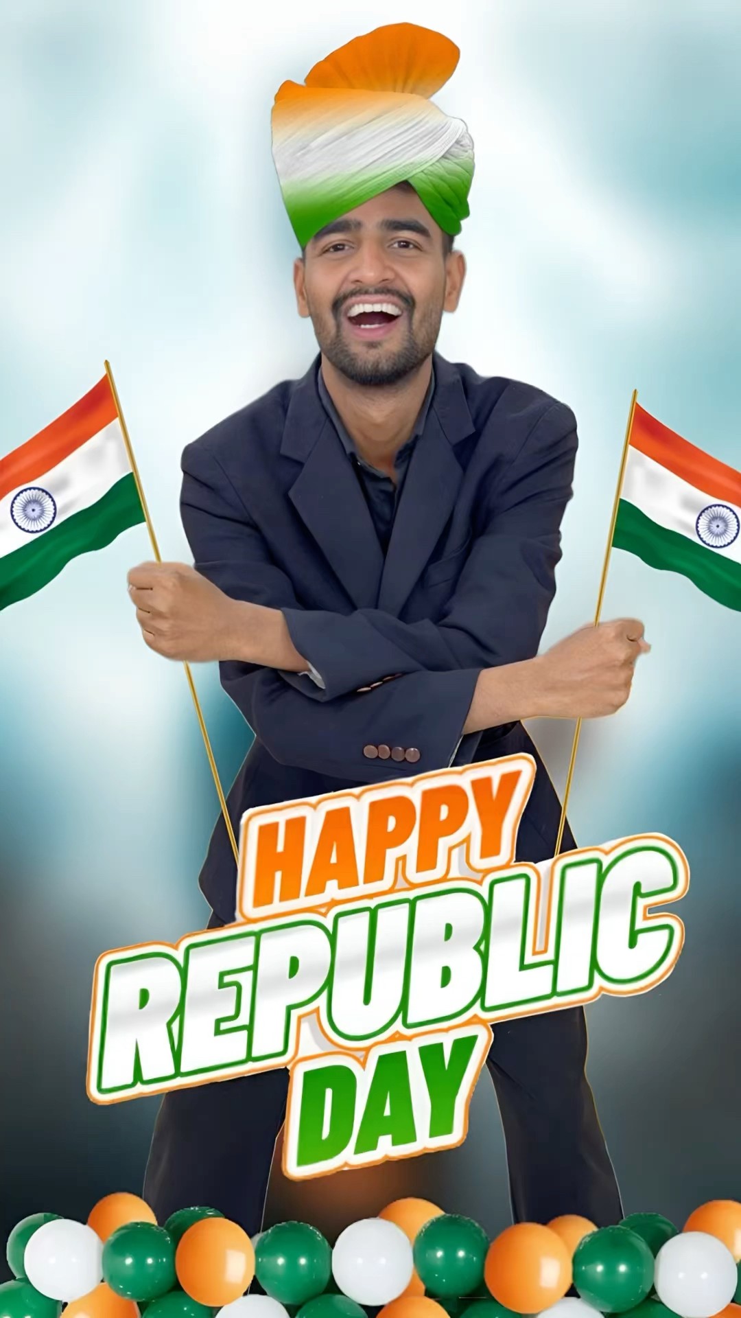 Happy Republic Day??? #comedy #jagga #funny #aaganwadikebacche #trending #shorts #dhonisir