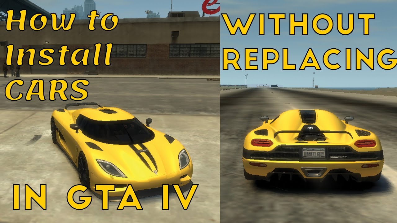 How to install Cars in GTA 4 Without Replacing - YouTube