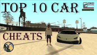 TOP 10 CAR CHEATS - GTA San Andreas screenshot 3