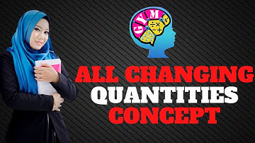 ALL CHANGING QUANTITIES CONCEPT | Hidayah Ismail