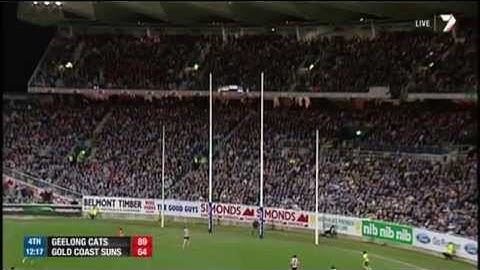 Cats fans applaud Ablett