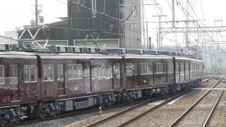 阪急電鉄 2300系 2325F 普通 梅田行き 正雀駅発車