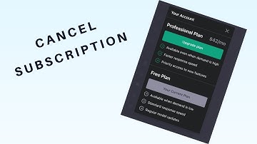 How to cancel my subscription in ChatGPT