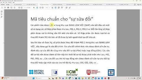 Buổi 7.5 - Các tài liệu tham chiếu để tạo EIR chính thống và sắp xếp theo mức độ ưu tiên
