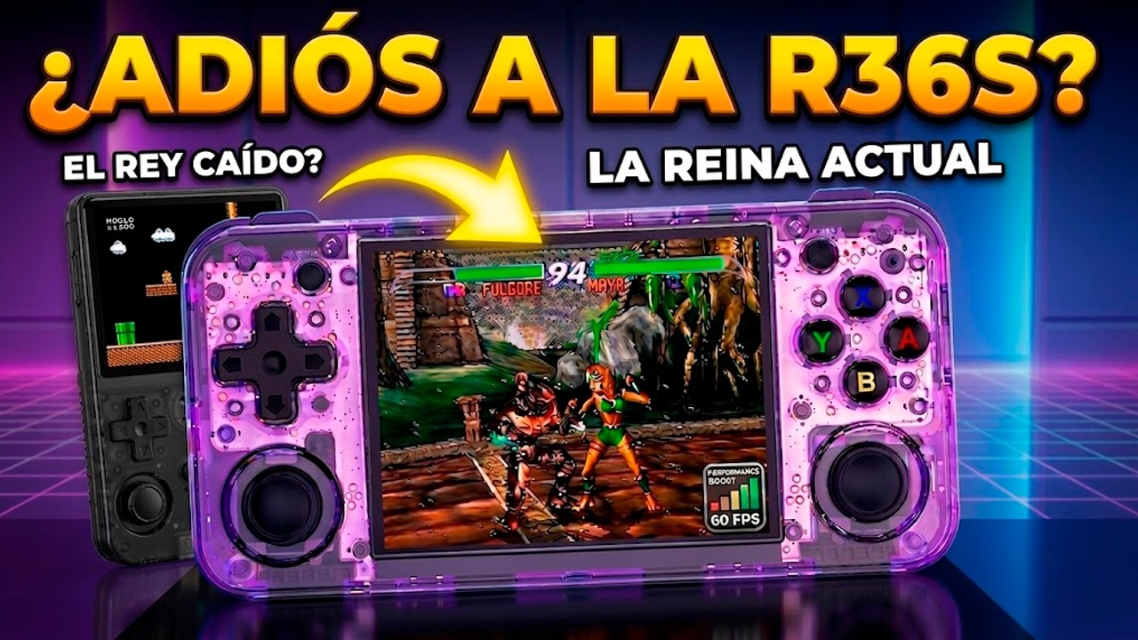 ¿Vale la pena subir de nivel? De la R36S a la Anbernic RG35XX H - YouTube