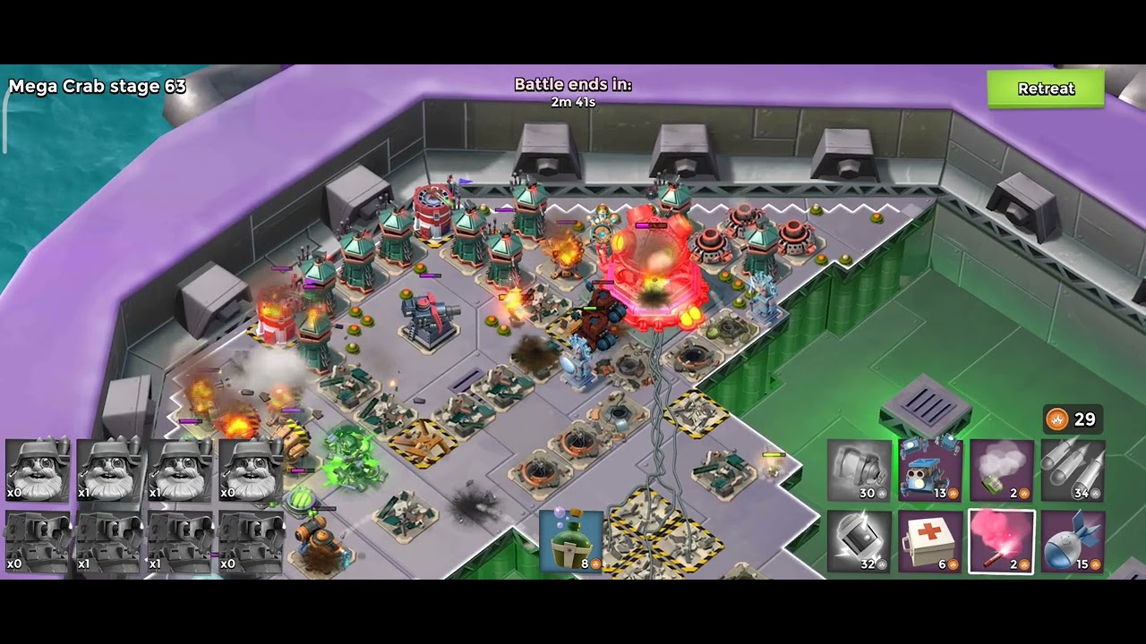 22.04.24 - Boom Beach - Mega Crab - stage 63 - April 2022