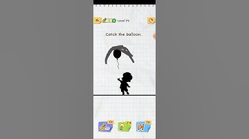 Draw 2 Save Stickman Puzzle Level 79: Catch the balloon