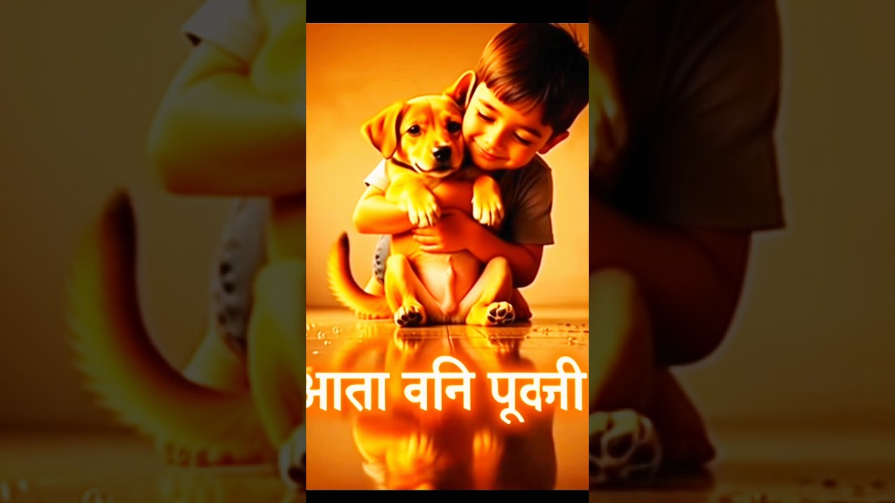 “बारिश में काँपता पपी 😢 | बंदर की आवाज़ ने बचाई जान ❤️ | Emotional Friendship Story”