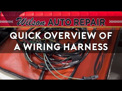 Quick Overview of a Wiring Harness - YouTube