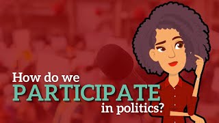 Full How do we PARTICIPATE in politics | TEPSA Animated Explainer News