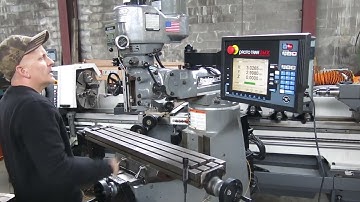 Bridgeport 9×48″ Table Proto Trak 2 Axis CNC Milling Machine @ Mullin Machinery of NJ