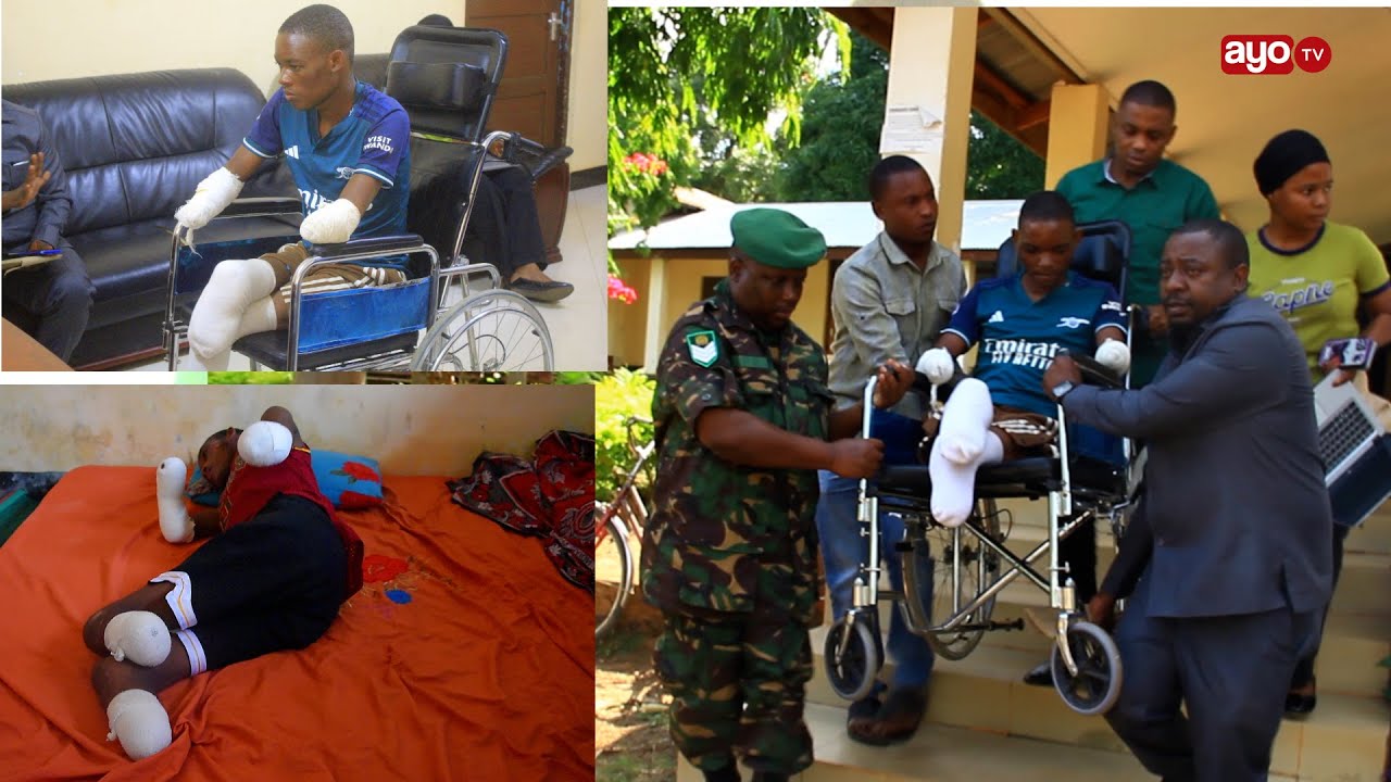 BODA BODA ALIYETEKWA NA KUKATWA MIGUU NA MIKONO YOTE, ''AWARUDIA WATANZANIA'' ASHUKURU