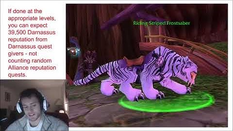 Vanilla WoW Guide Exalted with Darnassus by level 38