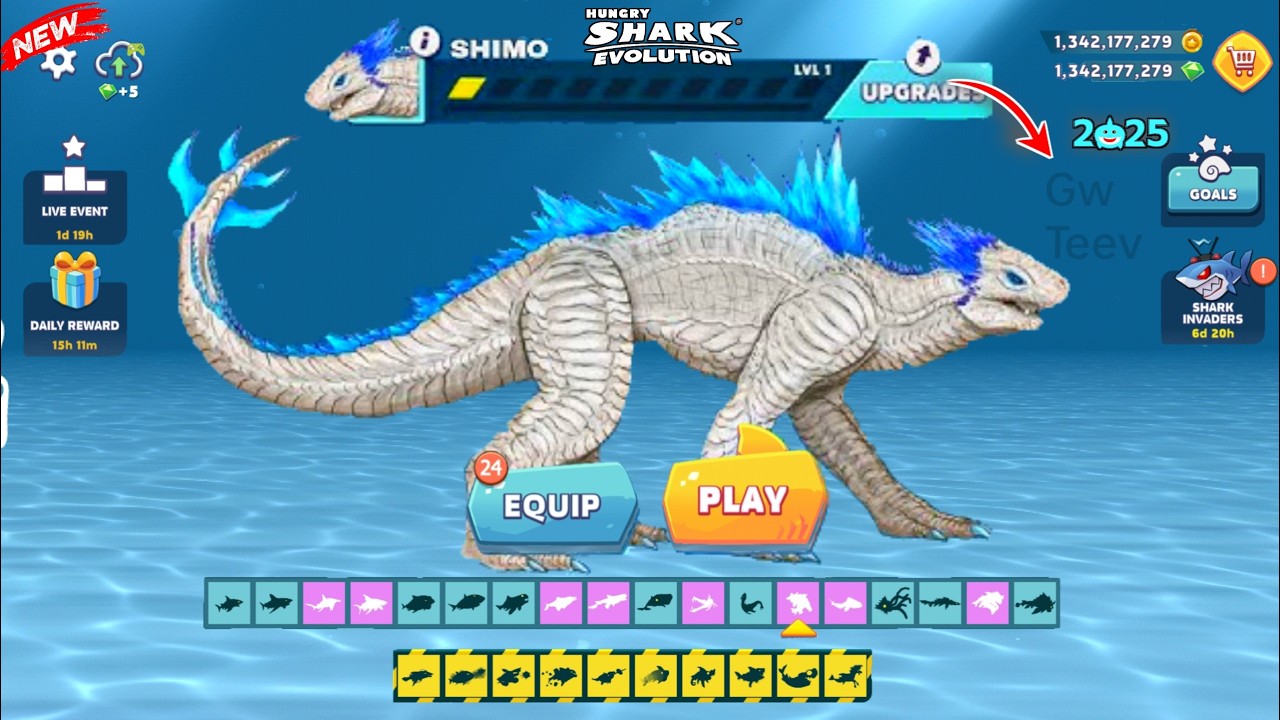 Hungry Shark Evolution All 28 Sharks Unlocked - New Update - Shimo ...