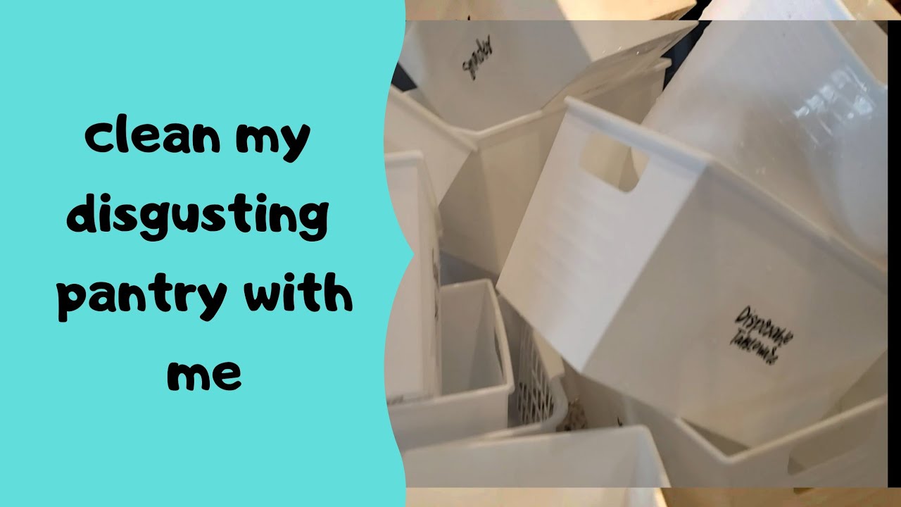 Deep clean with me|pantry & spice cabinet! - YouTube