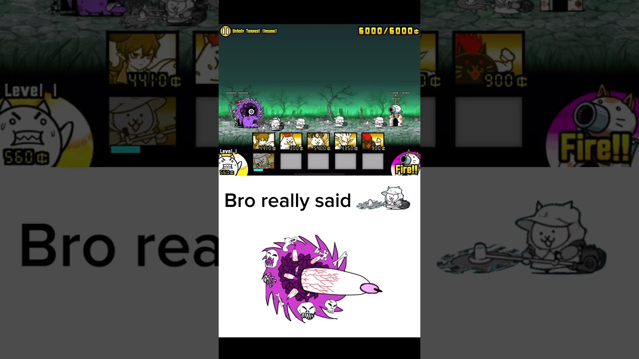 Ponos did the Zombie Cyclone Dirty 😭 (Battle cats)