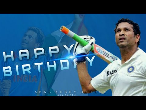 Sachin Birthday Special Tribute Mashup | Sachin Tendulkar | Amal Koshy George