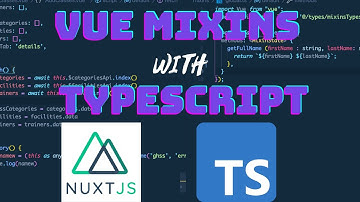 Vue Mixins with Typescript in Nuxt js - How to type check your vue nuxt global mixins.