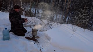 Самовар, тайга и НИВА. Как отдыхают в Сибири зимой:)