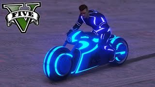 Motocicleta do trono (néon azul) para GTA 4