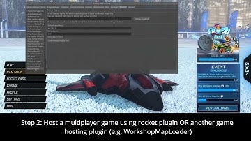 How to play Rocket League Custom Maps Online WITHOUT HAMACHI In Under a Minute!