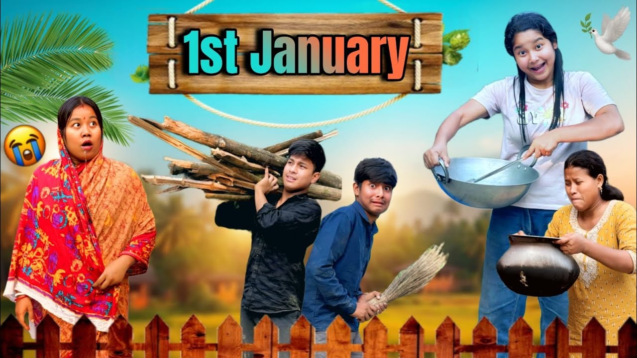 1st January || পয়লা জানুয়ারি || Bengali Best Funny Video 2025 || Baccha Party School 