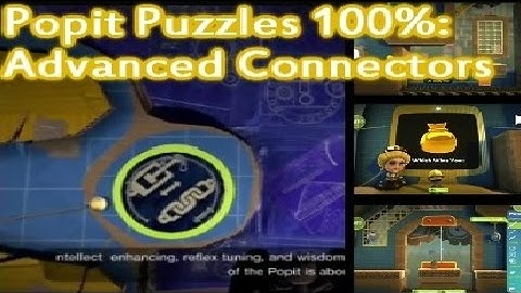 Little Big Planet 3 100% Prize Bubbles - Popit Puzzles 8 Advanced Conectors