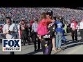 Jimmie Johnson's daughter sprints to Chase Elliott in adorable moment | NASCAR ON FOX