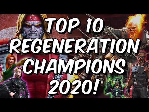 Top 10 Regeneration Champions 2020 - Best Healing Characters - Marvel Contest of Champions