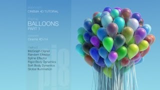 Cinema 4D Tutorial - Balloons: PART 1