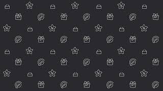 Animated promotion seamless pattern