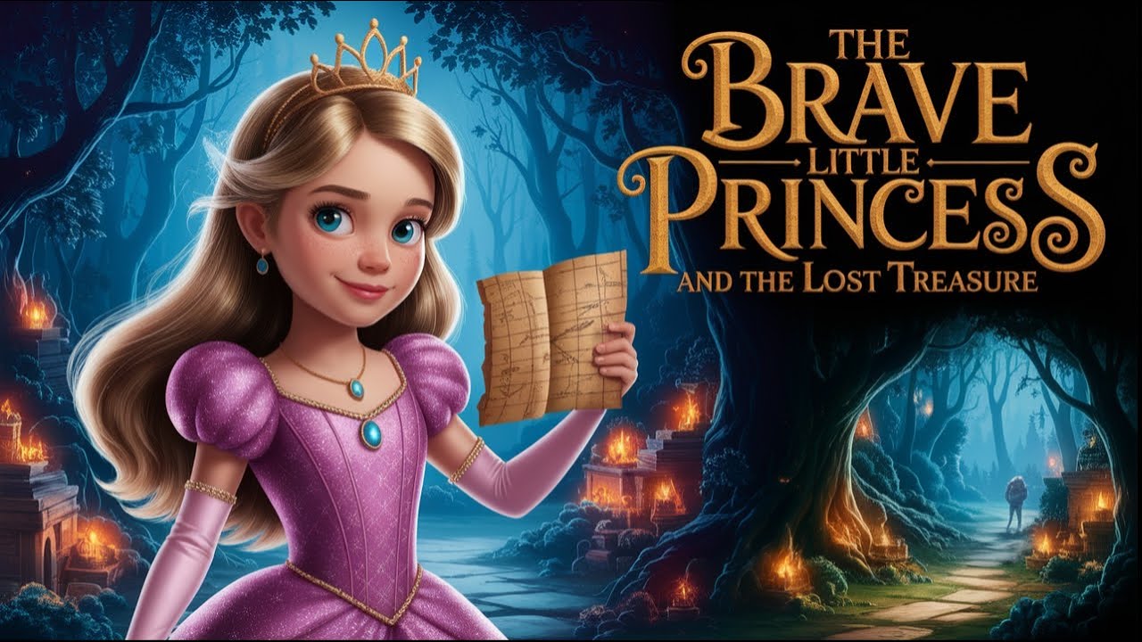 The Brave Little Princess and the Lost Treasure: A Bedtime Story for ...