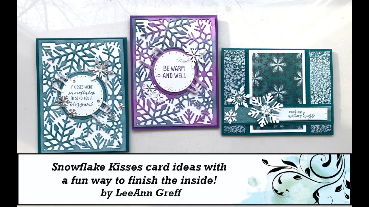 Идеи для открыток «Поцелуи снежинок»