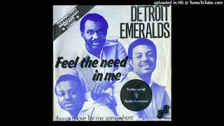 Detroit Emeralds - Feel the Need in Me (Instrumental) - YouTube