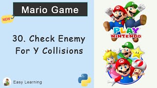 Check Enemy For Y Collisions | Mario Game in Python #30
