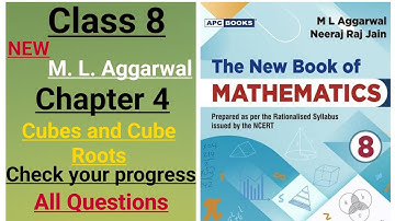 New ml aggarwal class 8 maths chapter 4 (Cubes and Cube Roots) check your progress all questions