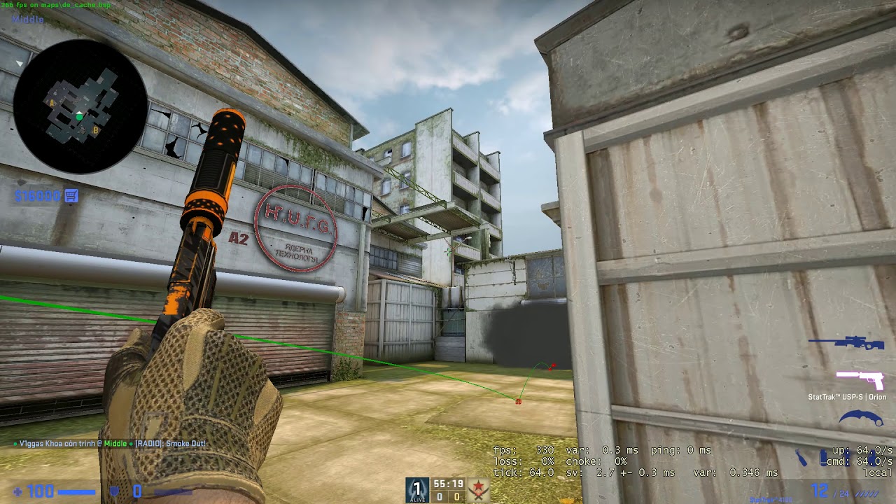 Cache Mid Smoke Cache - CT smoke mid and molly boost - YouTube