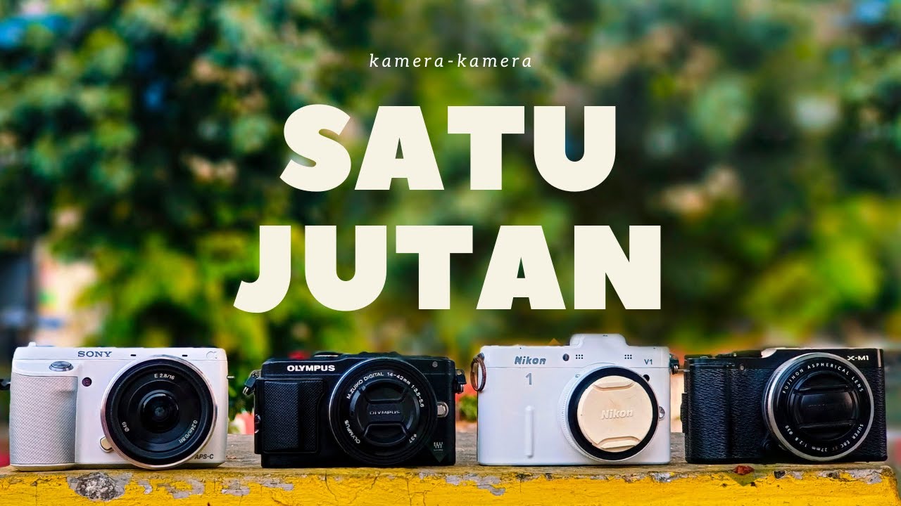 kamera mirrorless murah 1 jutaan NIKON V1 SONY NEX F3 OLYMPUS