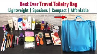 Best Travel Toiletry Bag For Women | How To Pack & Travel Light | Travel Toiletry Bag Review & Tips