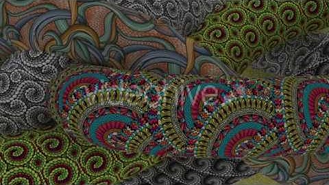 Snake Skin Ornament Background Motion Graphics Animation