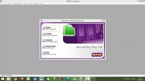 Membuat data baru perusahaan dengan  myob accounting v 18 - rajawa channels