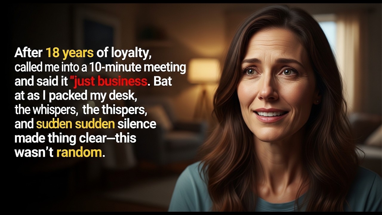 They Dismissed Me After 18 Years and Said It Was “Just Business”—But I Knew Something Was Wrong
