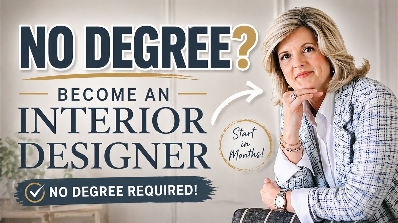 How to Become an Interior Designer Without a Degree - YouTube