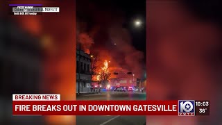 A Week Ago Today: Massive fire destroys historic buildings in Gatesville, Texas