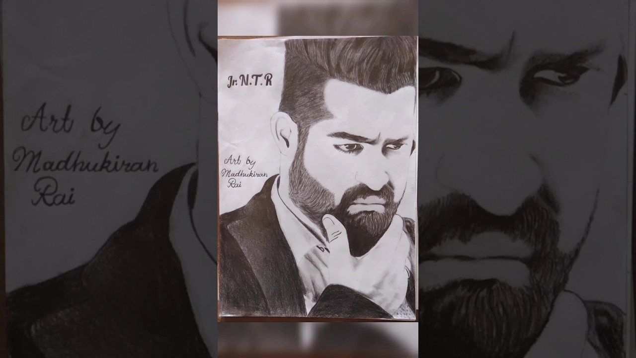 Jr NTR pencil art | pencil drawing of Jr NTR 